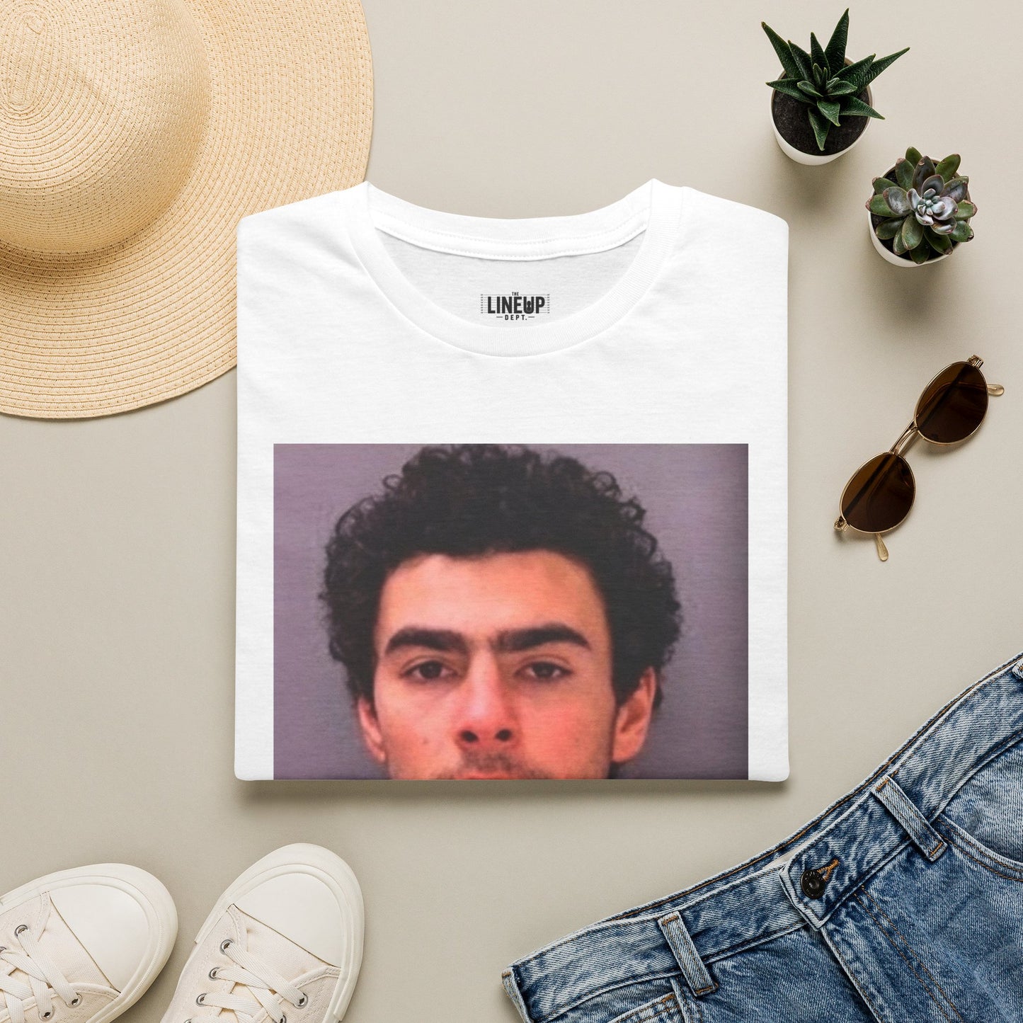 Luigi Mangione Mugshot Tee