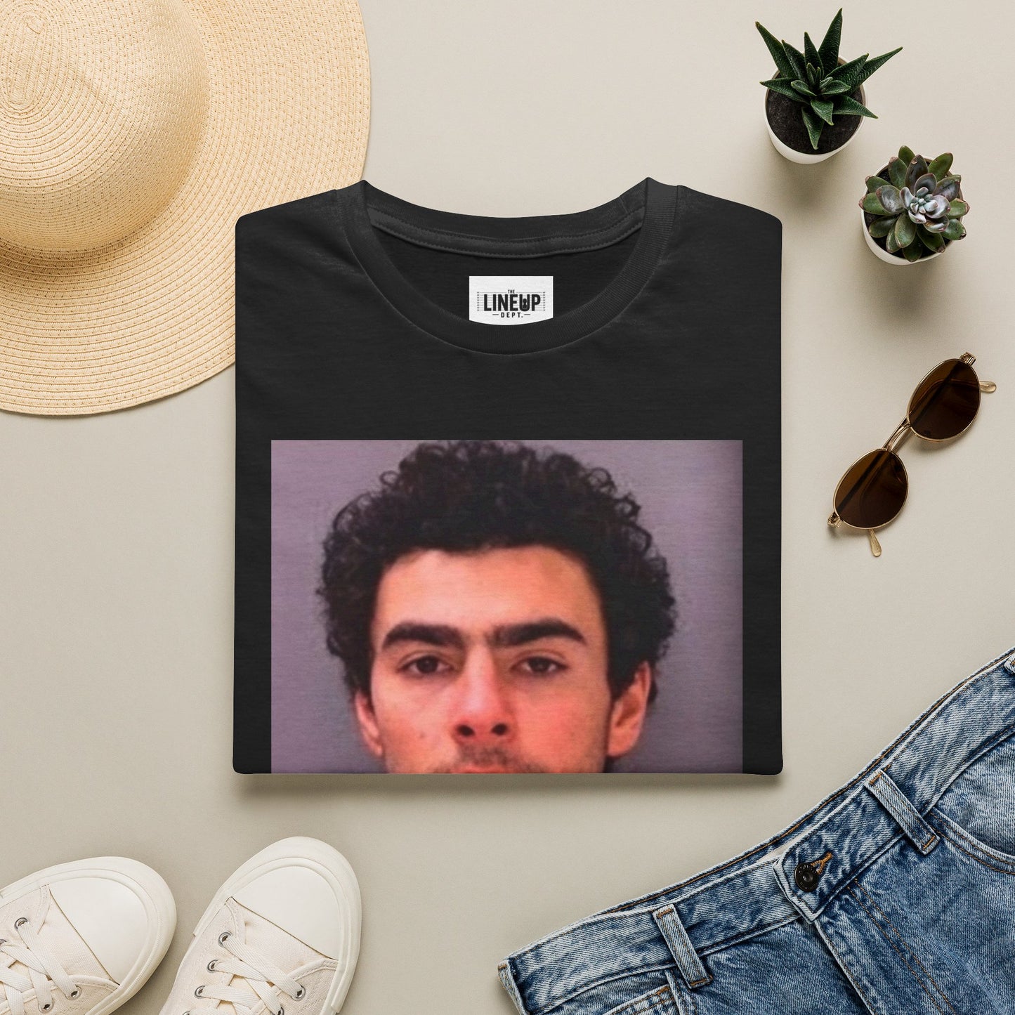 Luigi Mangione Mugshot Tee