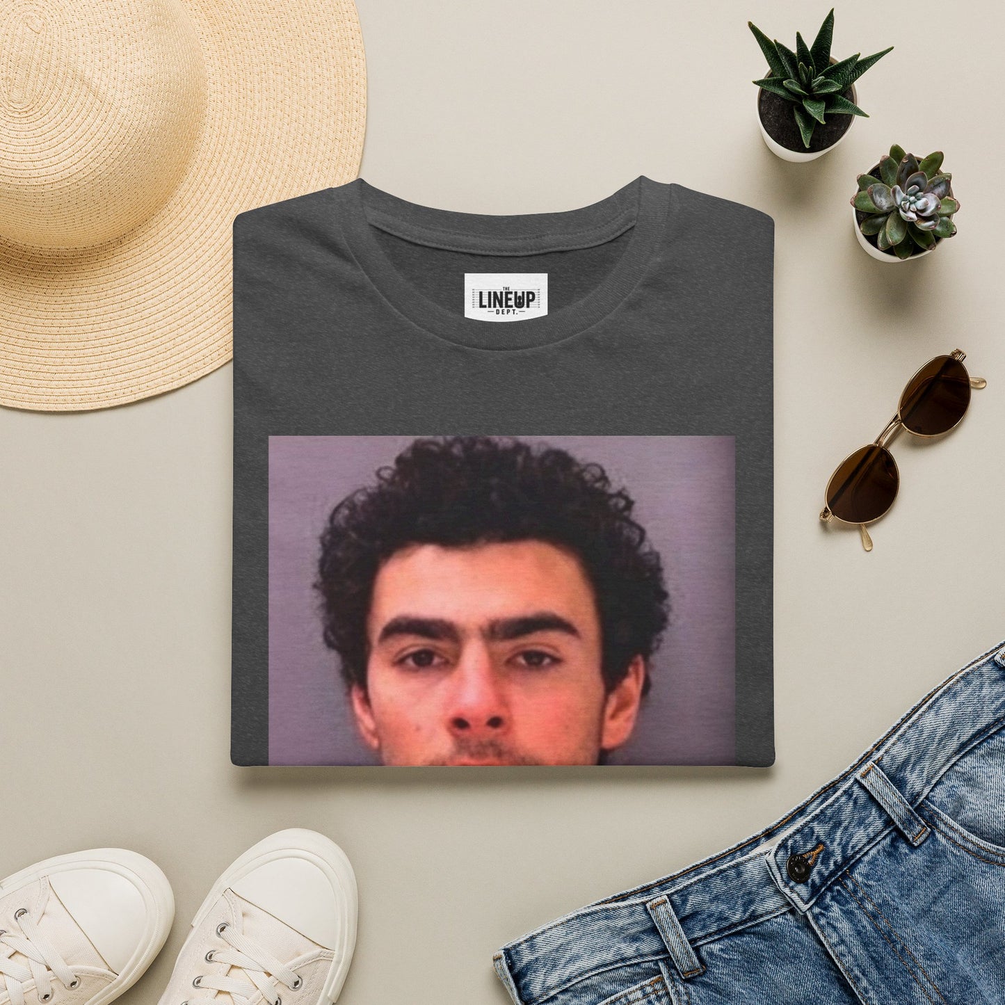 Luigi Mangione Mugshot Tee